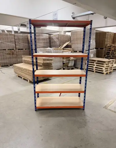 Modrooranžové regály na 1000 kg