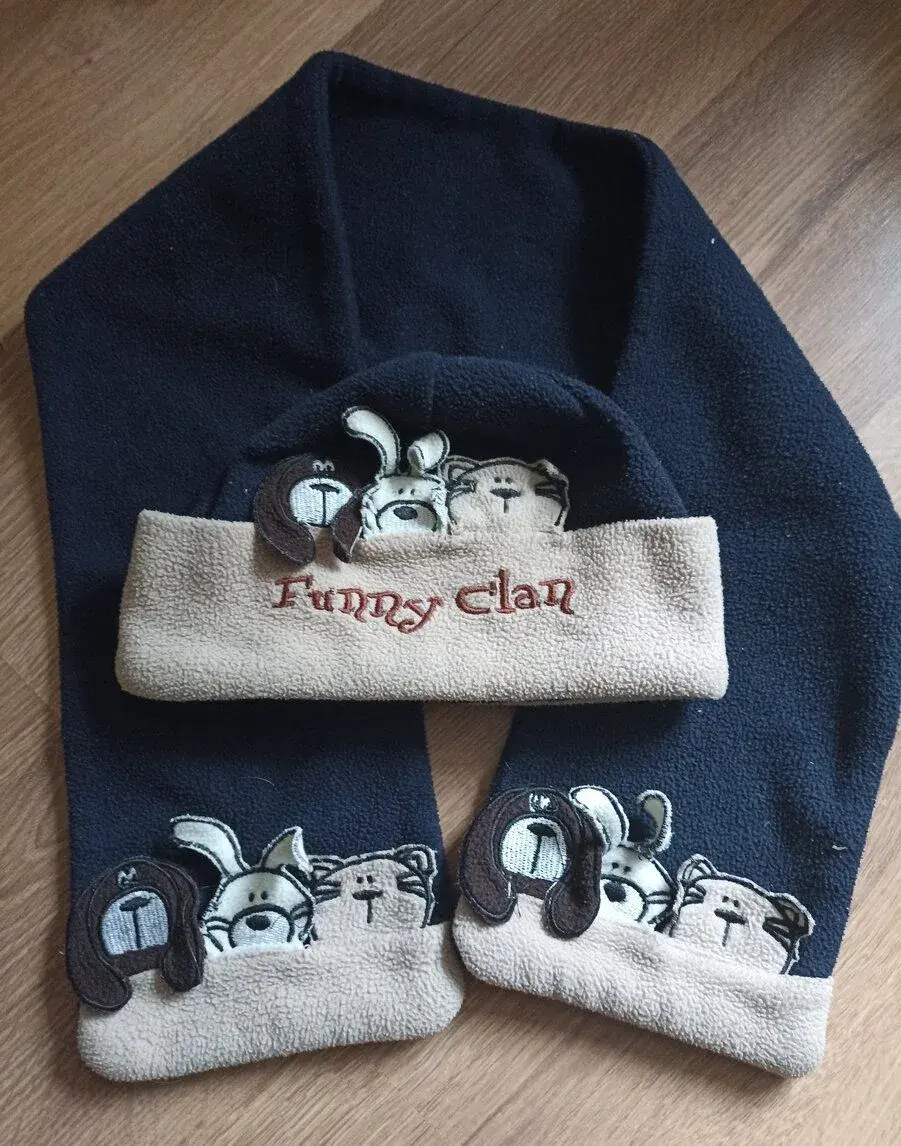 Dětský set čepice a šály