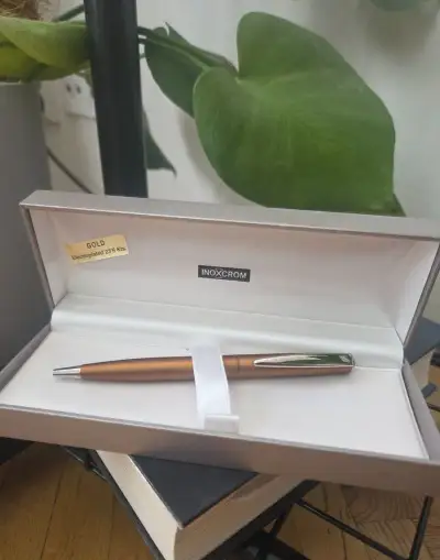 Kuličkové pero Inoxcrom s pozlacením 23,6 karátů