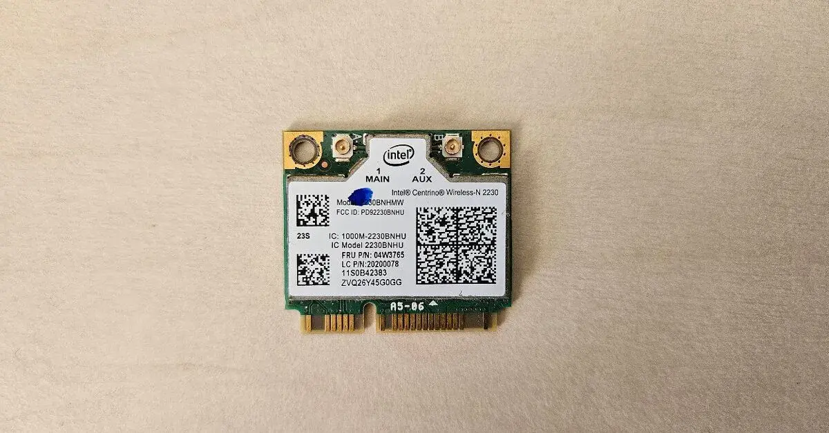 Wifi modul Intel 2230BNHMW + Bluetooth 4.0 04W3765