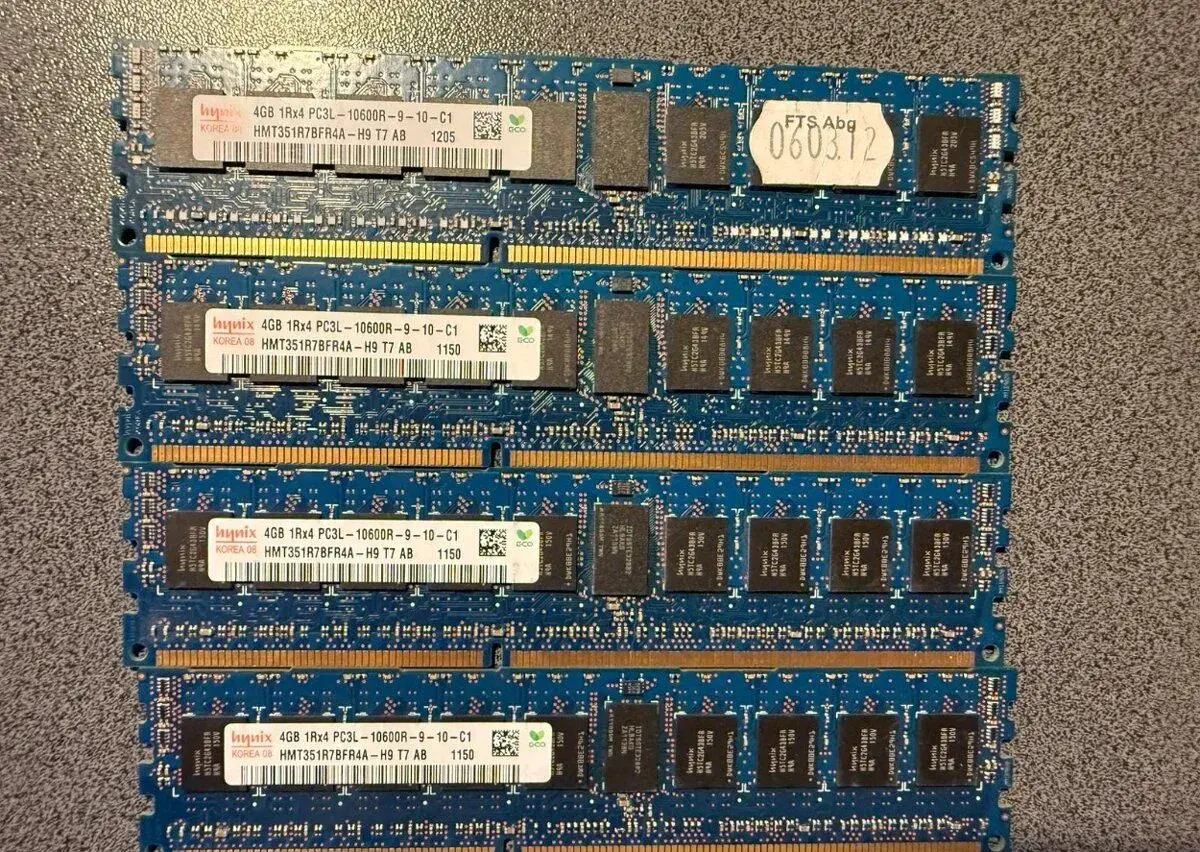 Server RAM Hynix 4GB DDR3 ECC RDIMM PC3L – 4 ks