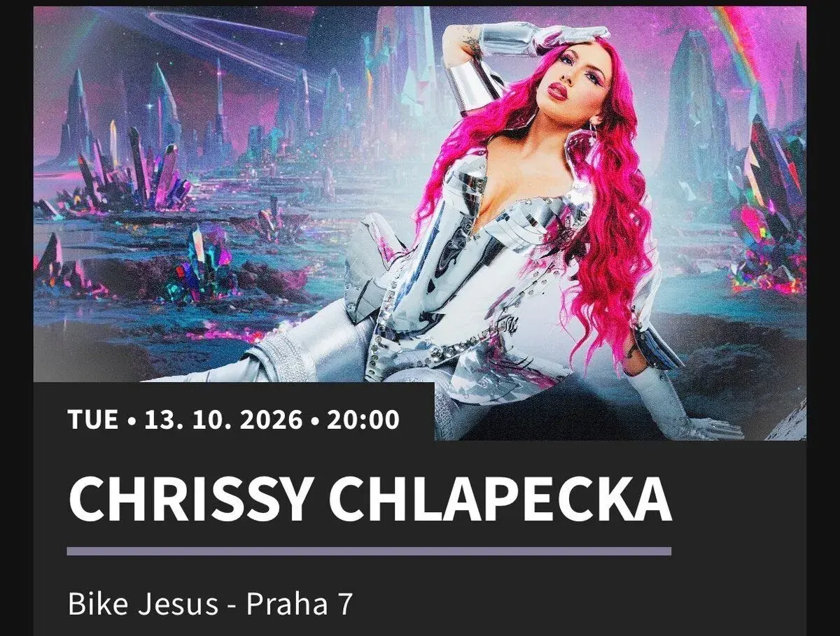 1x lístek - Chrissy Chlapecka Praha