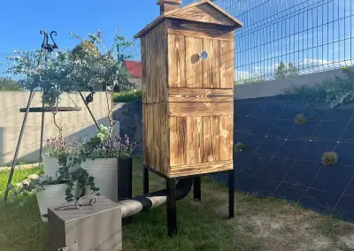 Dřevěná udírna XXL 50x50x160cm - doručení po cele ČR 400kč