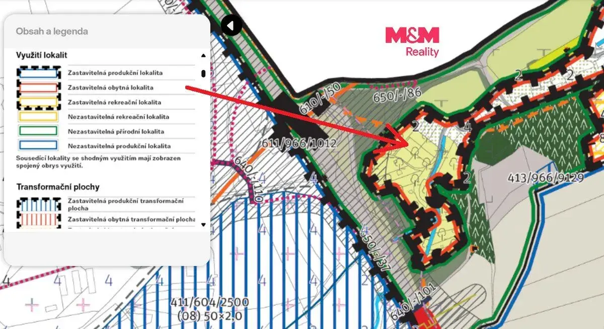 Prodej pozemku k bydlení, 619 m², Praha