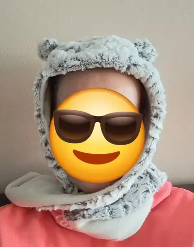 Heboučká zimní čepice 3v1 s oušky