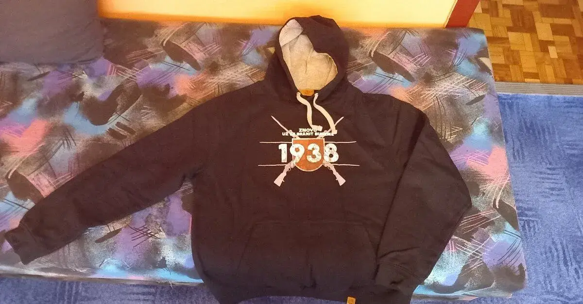 pánská mikina Radical Wear, vel. L , černá s potiskem 1938
