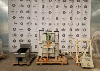 530 l AMIXON HM 400 dvou-spirálový vertikální mixer