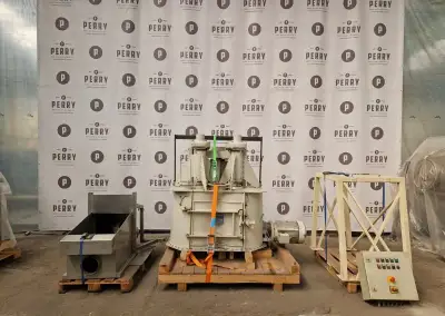 530 l AMIXON HM 400 dvou-spirálový vertikální mixer