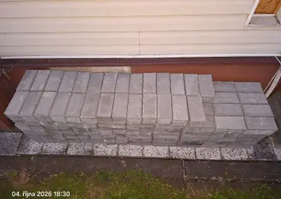 Zámková betonová dlažba 80 mm