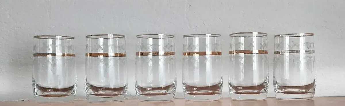 Sada retro skleniček 6ks