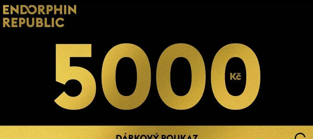 Endorphin Republic - dárkový poukaz na 5000 Kč