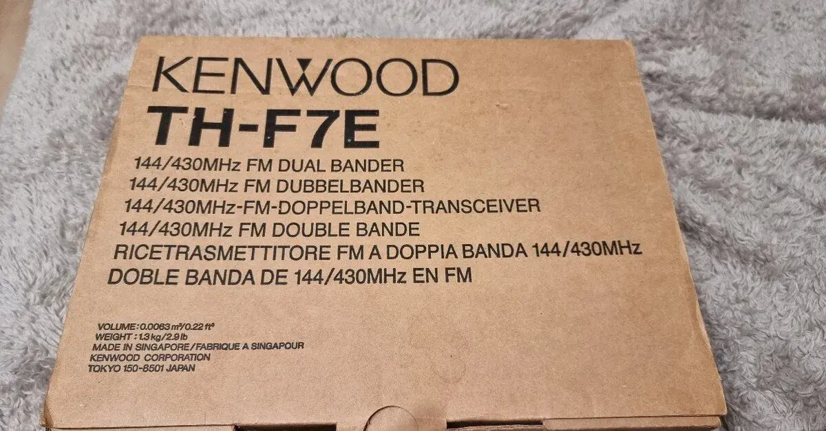Kenwood TH-F7E sběratelská legenda, stav, příslušenstvi