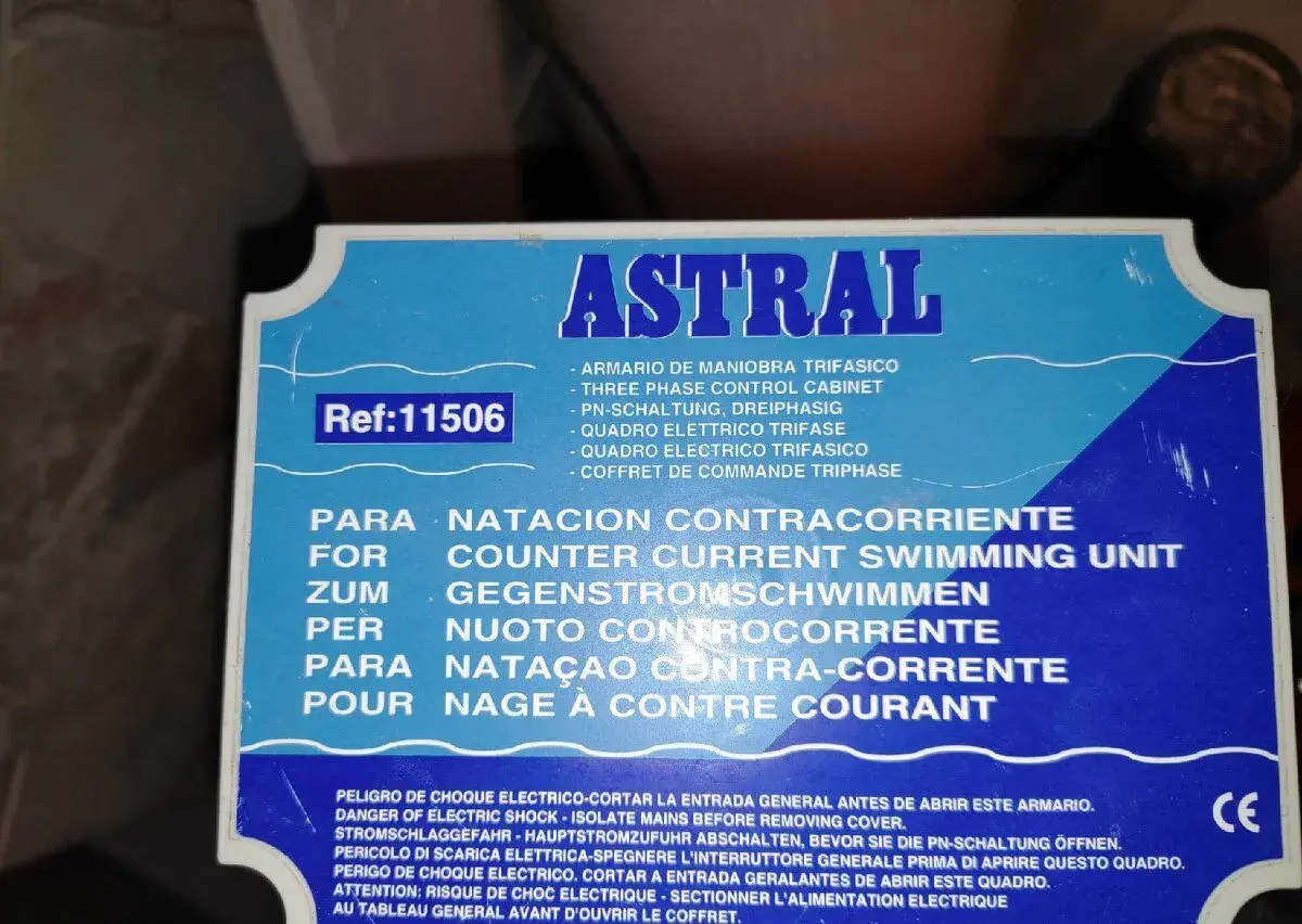 Řídicí jednotka protiproudu bazénu ASTRAL (3f ovládání)