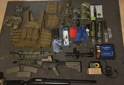 Airsoft výbava - minimálně 65% z původní ceny