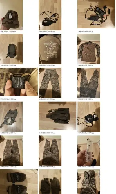 Airsoft výstroj Invader Gear + doplňky – celek, Praha