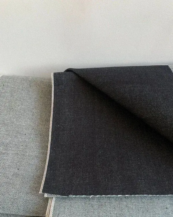Japonský selvedge denim 12 oz, 2 m, indigo