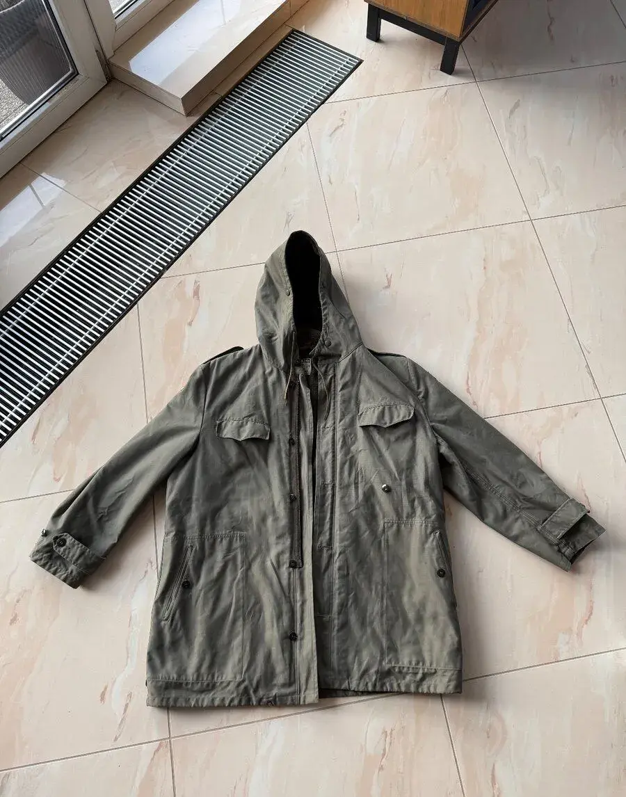 Vojenský maskáčový kabát / parka Bundeswehr (1984) s vložkou