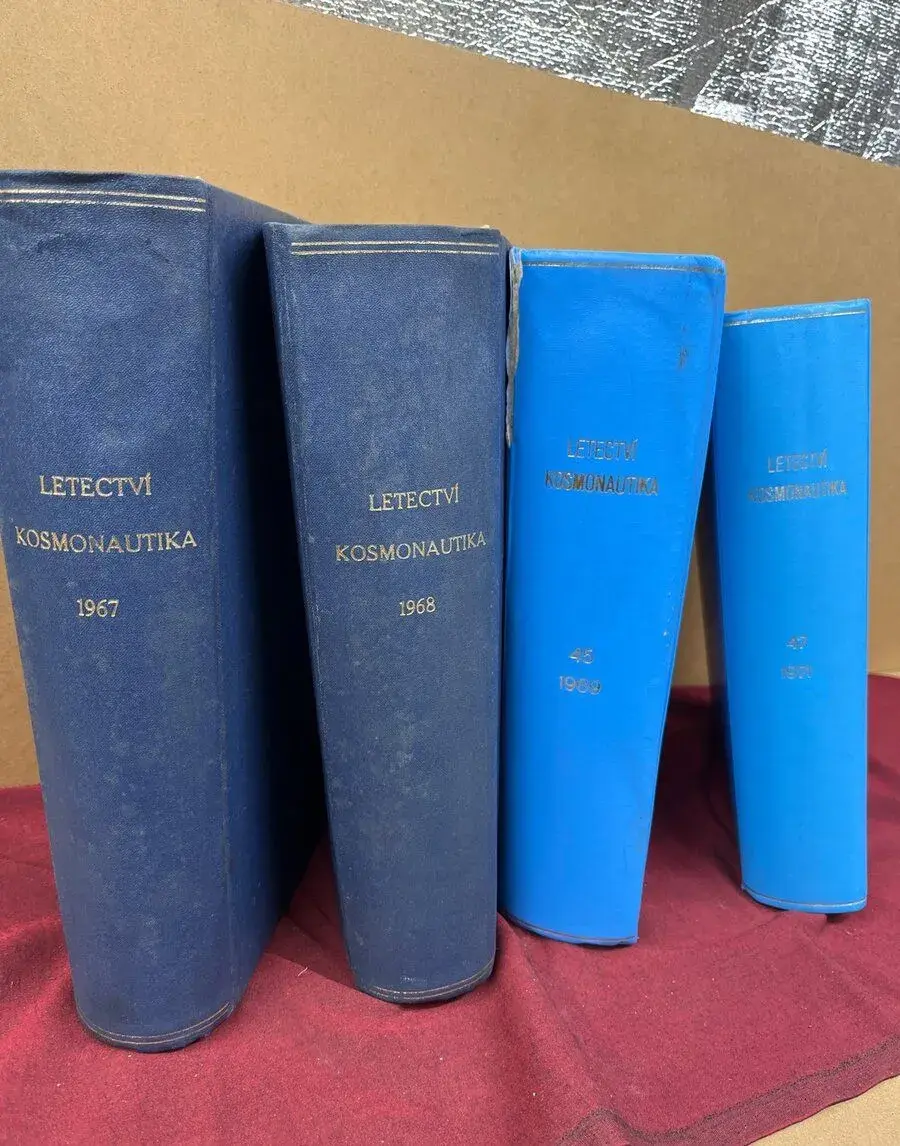 Časopisy letectví a kosmonautika 1967/68/69/71