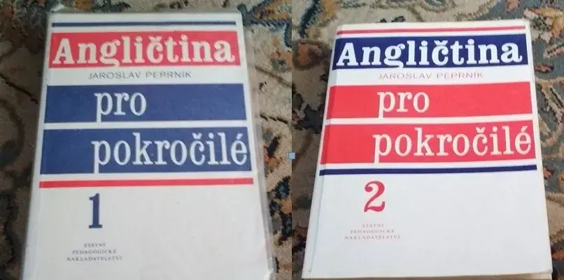 Angličtina + ruština učebnice, cvičebnice,slovníky