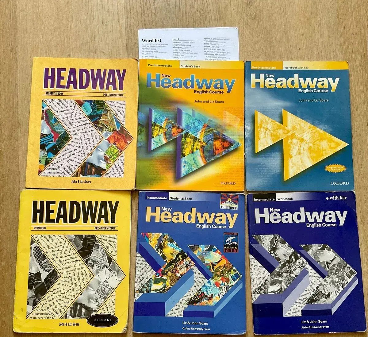 Učebnice angličtiny HEADWAY-6 ks