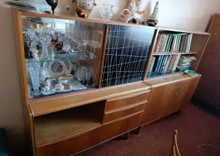 Vybavení obýváku, skříně