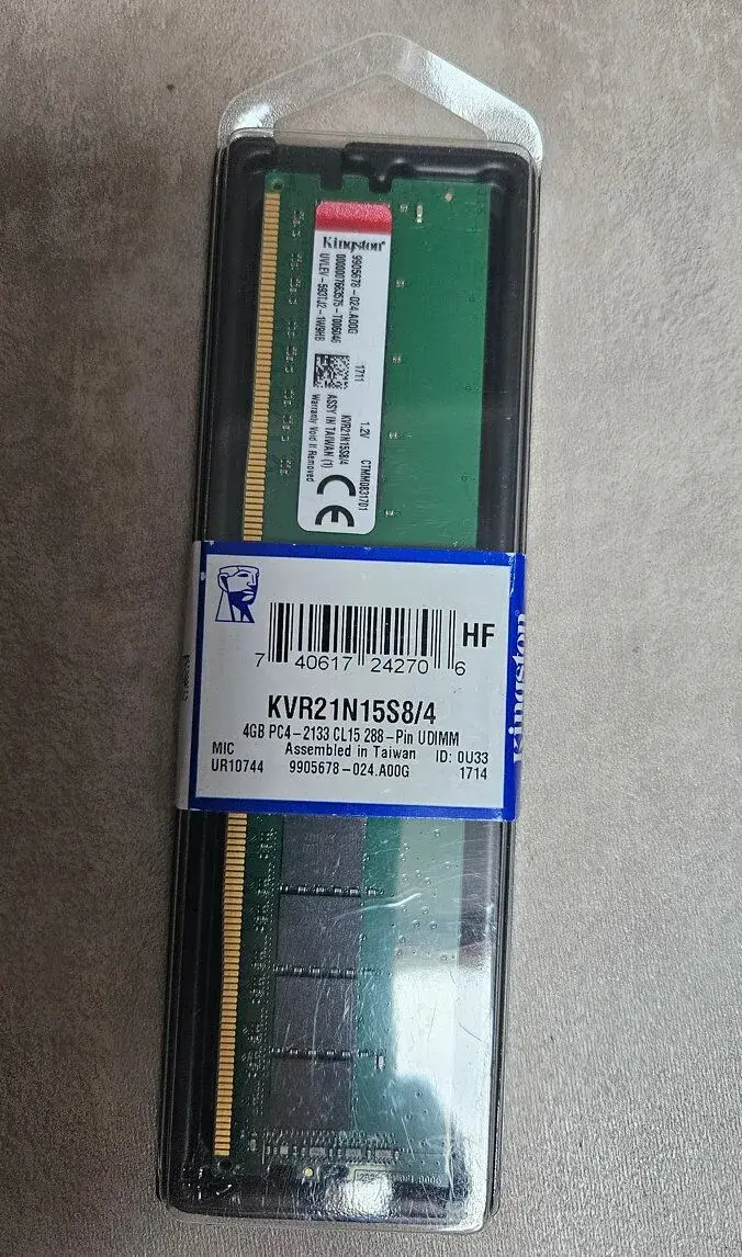 Pamět RAM Kingston DDR4 4GB 2133MHz CL15