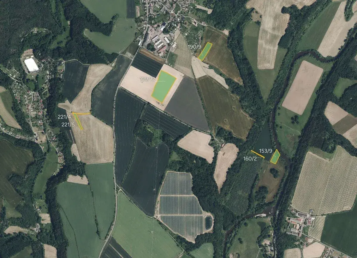 Zemědělská půda, prodej, Jivina, Mladá Boleslav