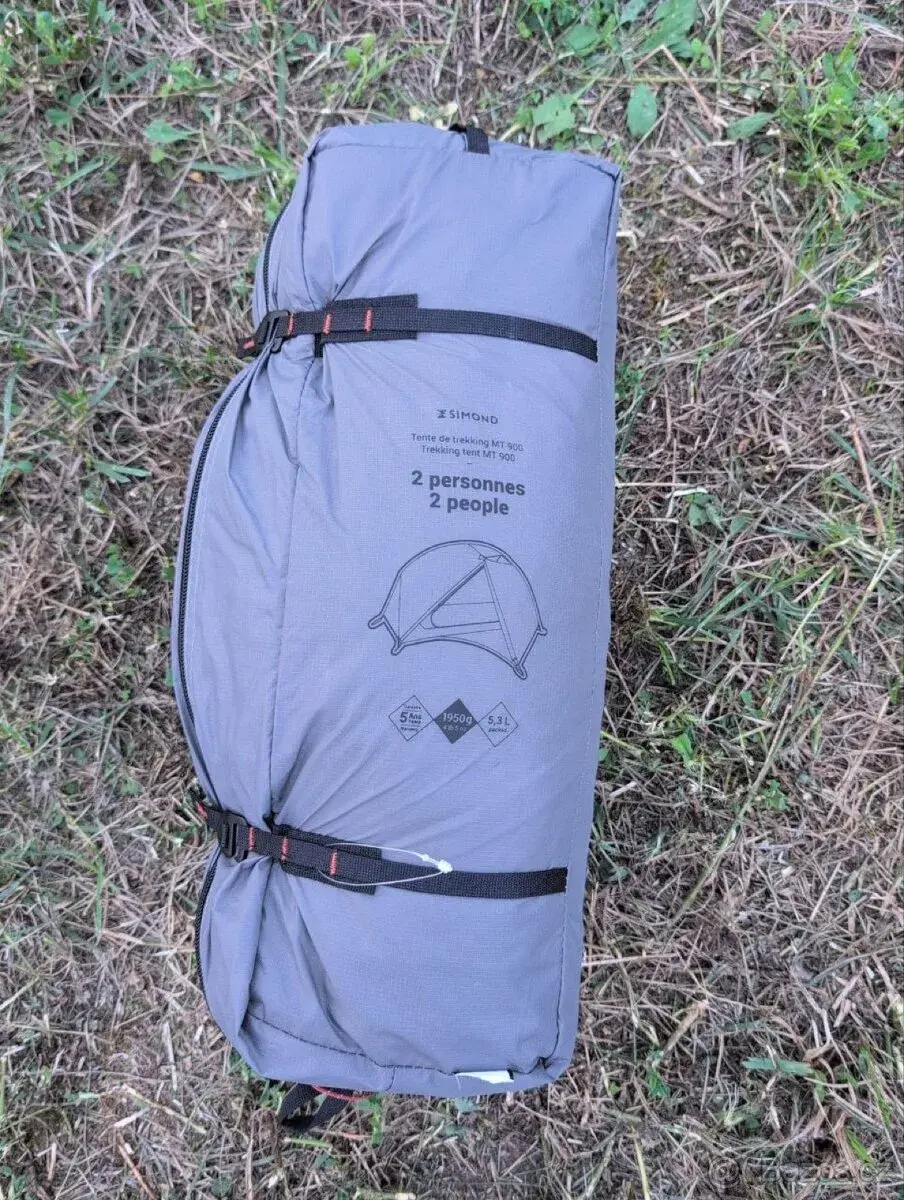 SIMOND MT900 trekový stan 2 osoby ultralight Decathlon