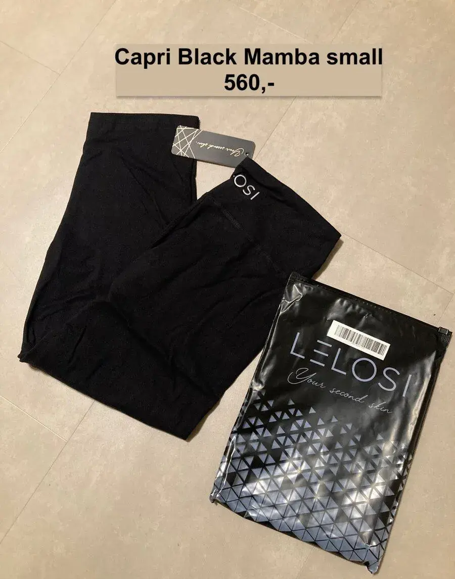 Lelosi capri 3/4 kalhoty black mamba