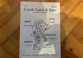 Knížka Czech guitar and Bass