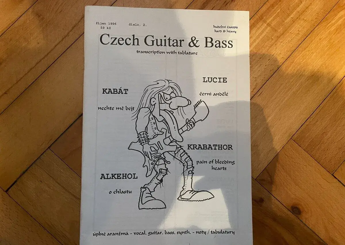 Knížka Czech guitar and Bass