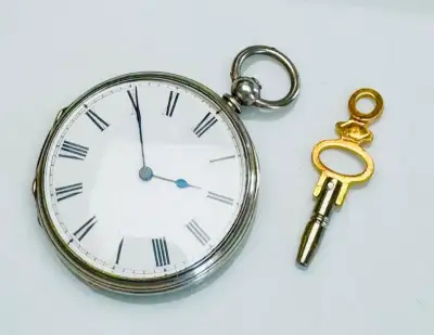 CELO STŘÍBRNÉ KLÍČOVKY BADOLLET & CIE. GENEVE