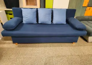 Pohovka modrá rozkládací