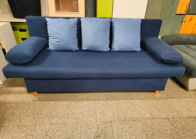 Pohovka modrá rozkládací