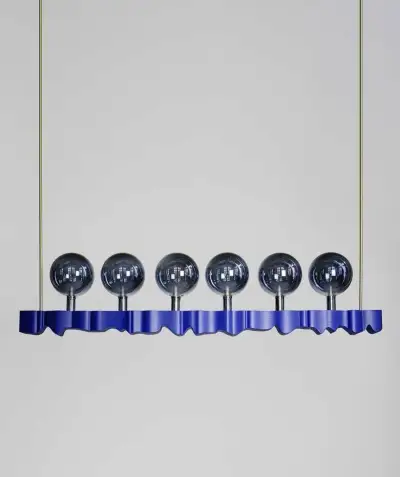 Designové svítidlo YKB Jiří Krejčiřík, Ultramarine blue