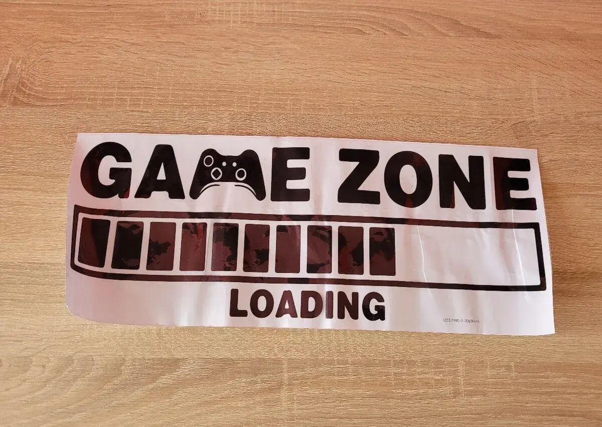 Game Zone Velká Samolepka Pro Gamera