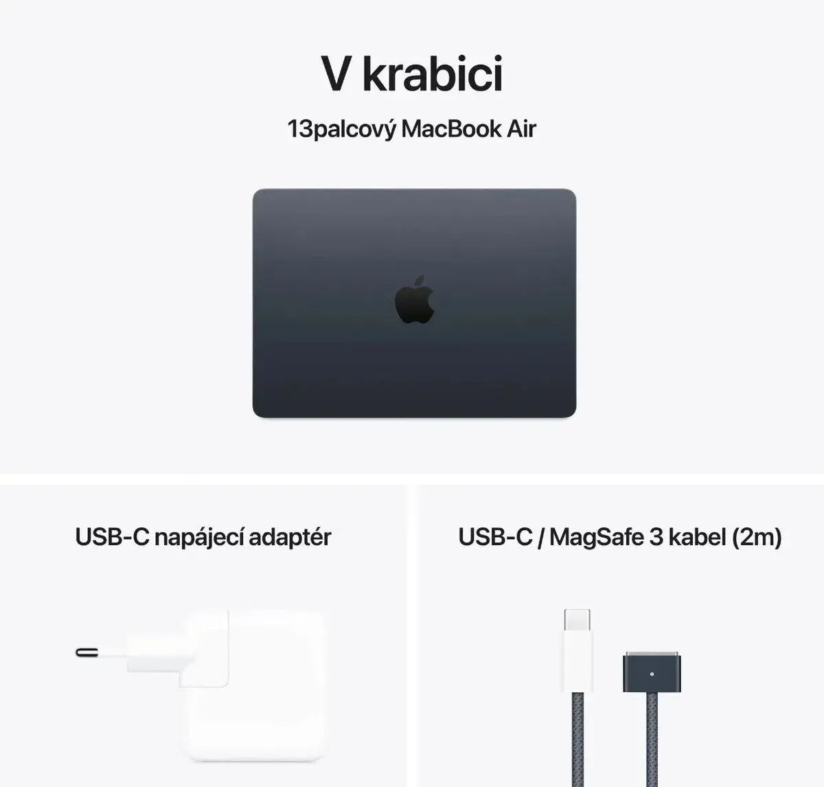 MacBook Air 13" M4 CZ 16GB/512GB Temně inkoustový