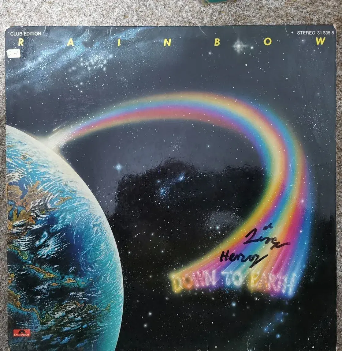 Rainbow – Down to Earth (1st W. Germany Club Press