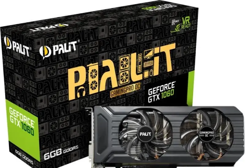 🚀 Herní grafika PALIT GTX 1060 6 GB GDDR5 🚀