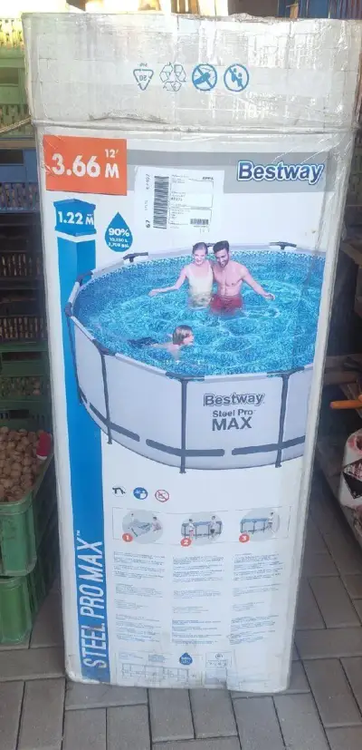 Bazén Bestway 3,66 x 1,22m včetne schúdku