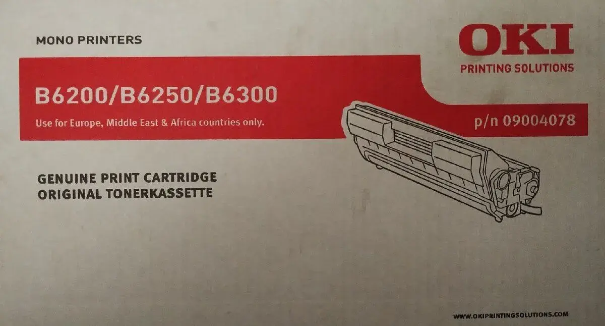 Originální toner OKI 09004078 - pro OKI B6200, B6250 a B6300
