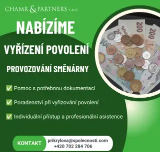ZAJISTÍME POVOLENÍ K PROVOZOVÁNÍ SMĚNÁRNY