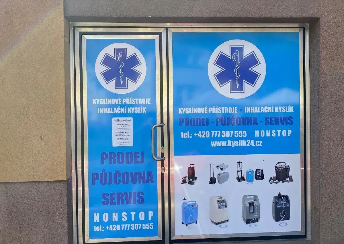 Kyslíkové přístroje - oxygenerátory celá ČR