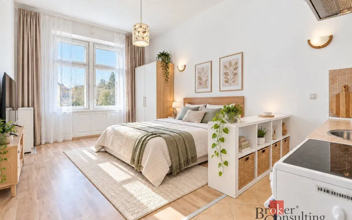 Pronájem, byty/1+kk, 35 m2, Eliščino nábřeží 310/21, 50003 H