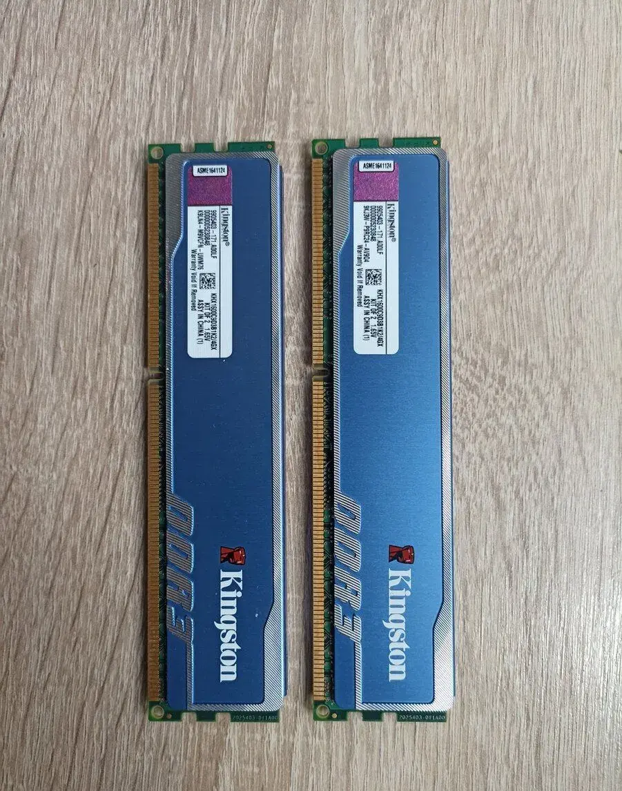 RAM Kingston HyperX blu DDR3 4GB (2x2GB)