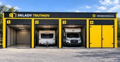 Karavany, Obytné vozy - Stání, Garáž, hala