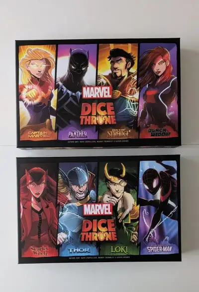 Komplet Marvel Dice Throne + promo karty