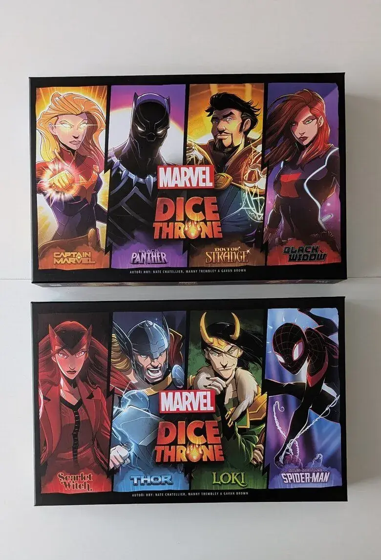 Komplet Marvel Dice Throne + promo karty