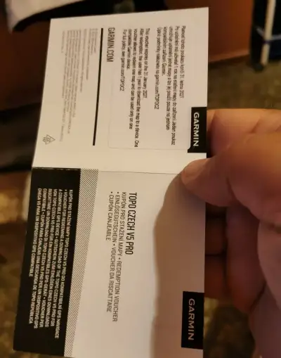 Garmin Voucher TOPO Czech