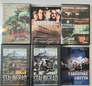 DVD - válečná tématika-33ks